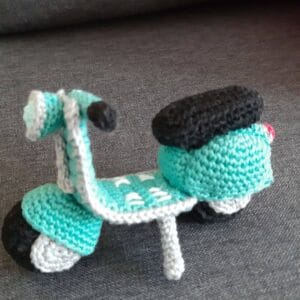 Vespa horgolt amigurumi