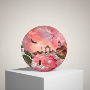 Modern, dekoratív rózsaszín fantázia álomvilág