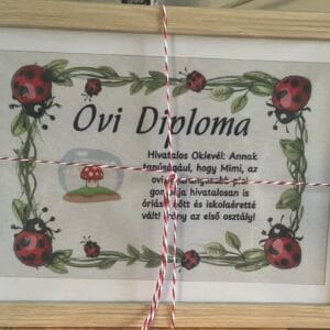 Ovi diploma ballagásra