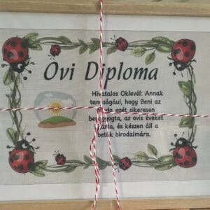 Ovi diploma ballagásra