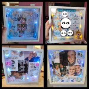 LED Fényképes emlékbox