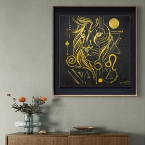 Mandala Horoszkópos Vászonkép