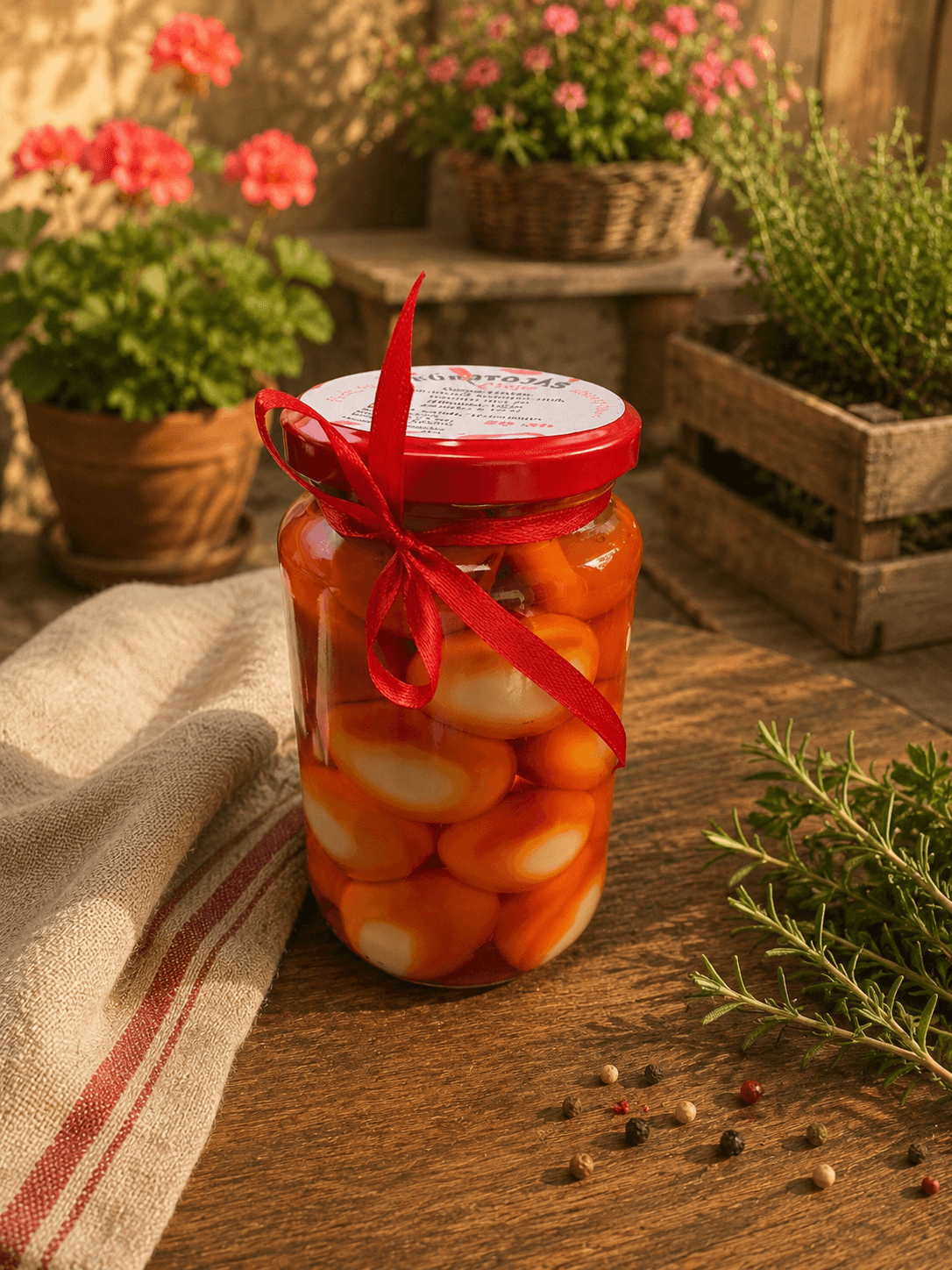 Chilis pácolt-füstölt fürjtojás 20db/üveg