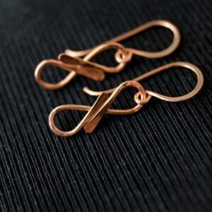 Valódi Bronz fülbevaló – végtelen