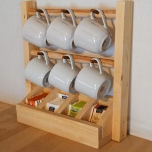 Bögre és tea tartó állvány