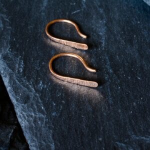 Valódi Bronz fülbevaló – rövid rúd