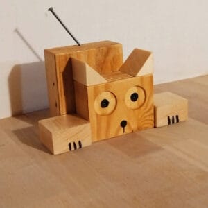 Dekor cica figura