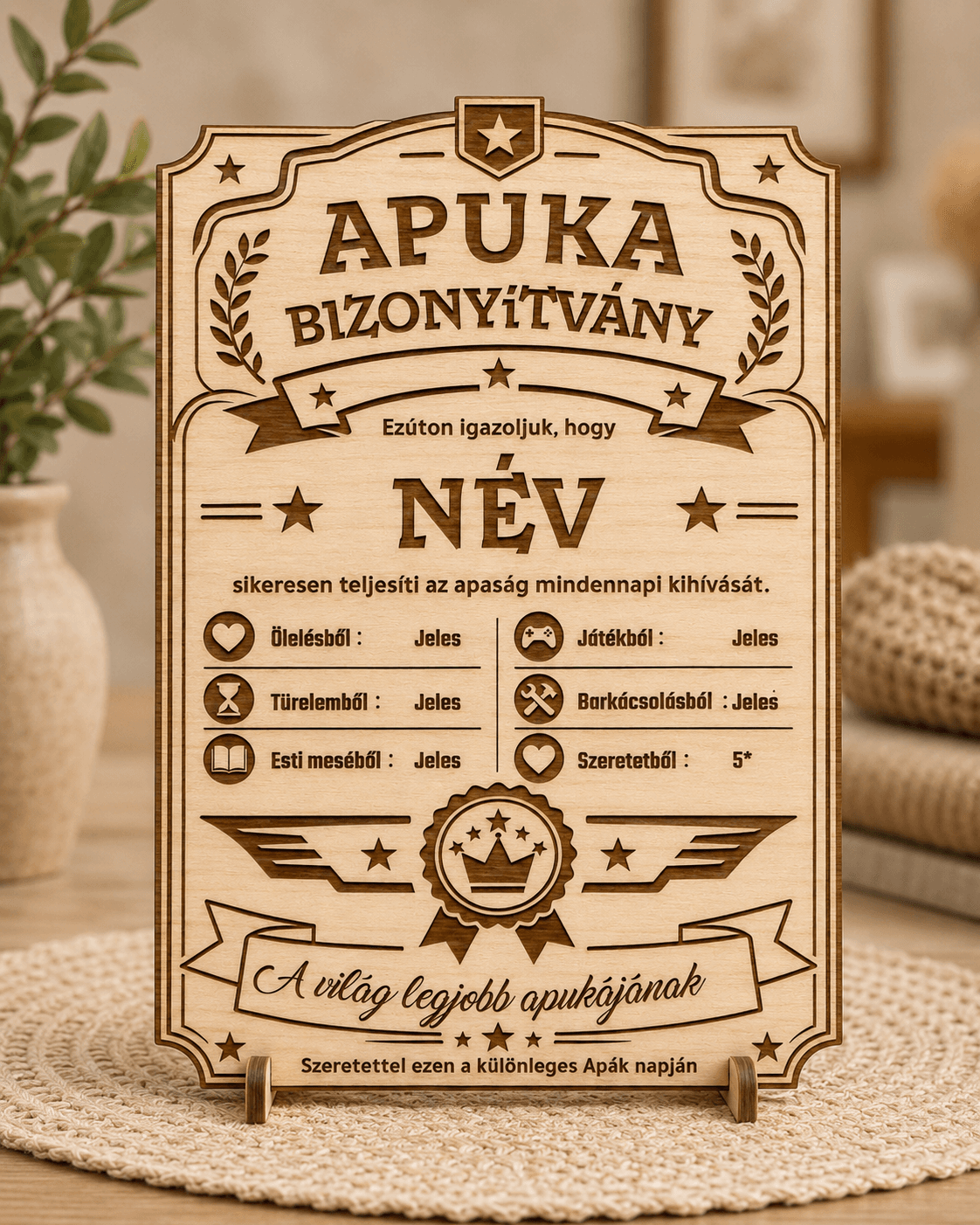 Apuka Bizonyítvány