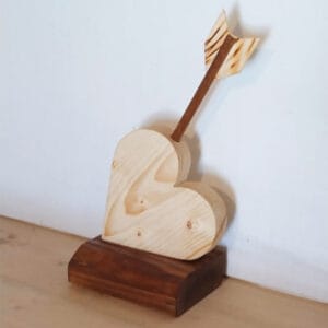 Dekoáció figurar szív