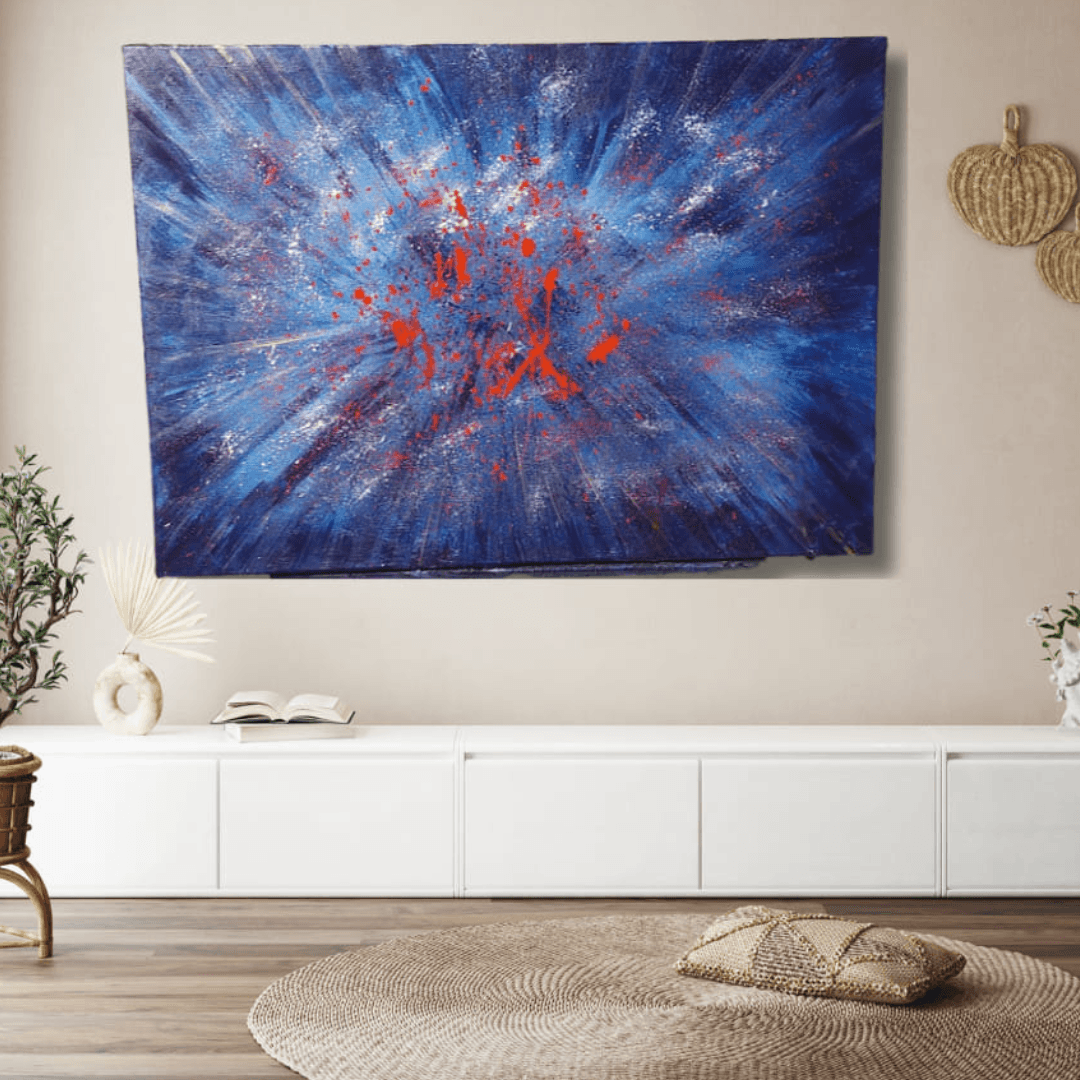 Szabad vagyok- 50×70 cm feszített vászon akril festmény