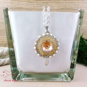 Csillogó álmok barack swarovski nyaklánc