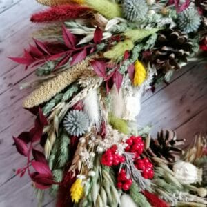 Maja koszorú 35 cm kopogtató