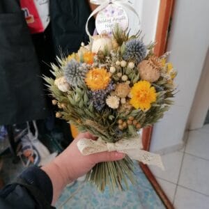 Mákvirág csokor szárított virágokból