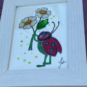 Apró örömök – üvegfestmény