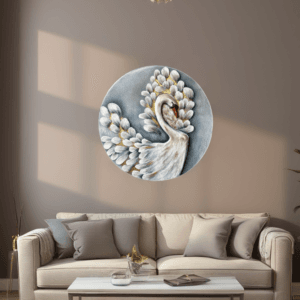 Semiabsztrakt, Art Deco ihletésű 3D festmény