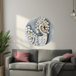 Semiabsztrakt, Art Deco ihletésű 3D festmény