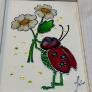 Apró örömök – üvegfestmény