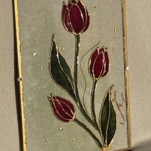 Elegancia – üvegfestmény