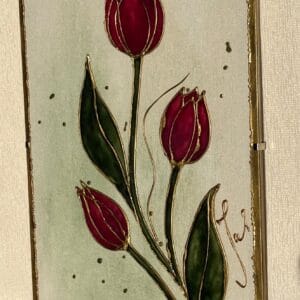 Elegancia – üvegfestmény