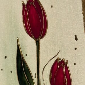 Elegancia – üvegfestmény