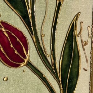 Elegancia – üvegfestmény