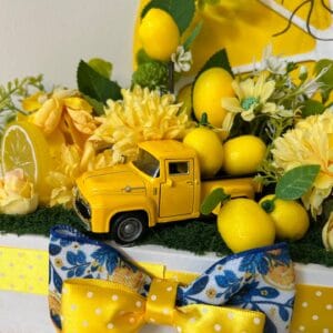 Citromszüret asztaldísz