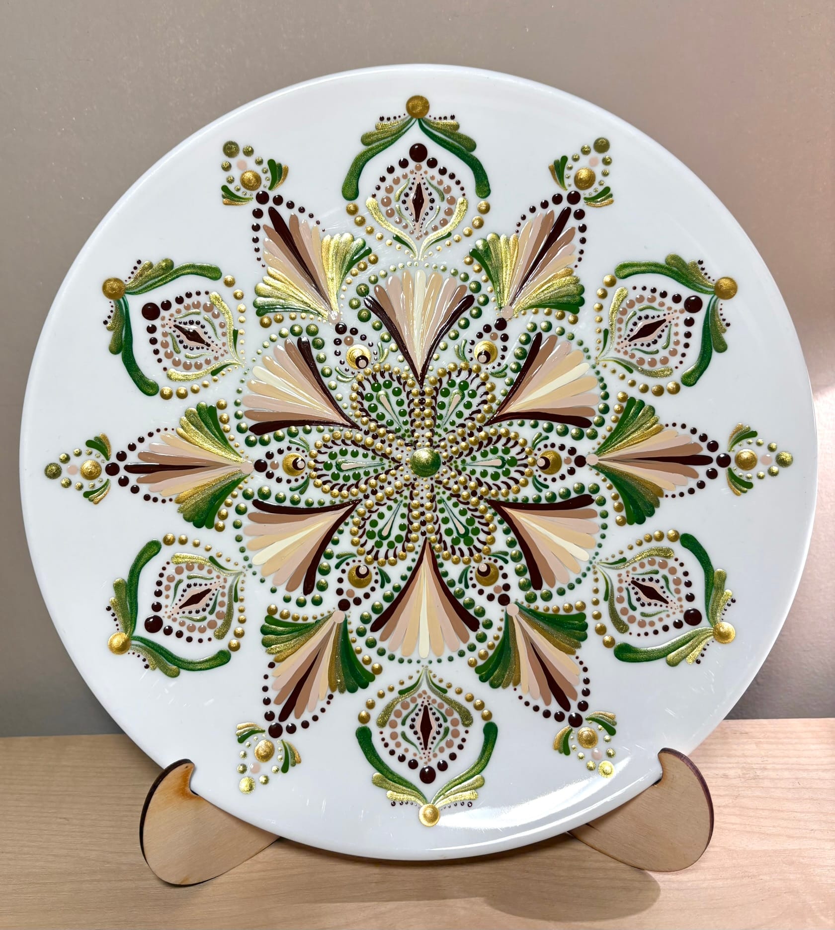 Mandala Porcelán Tányér