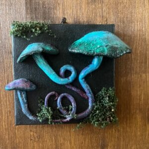 Astral Mycelium – texturált falikép