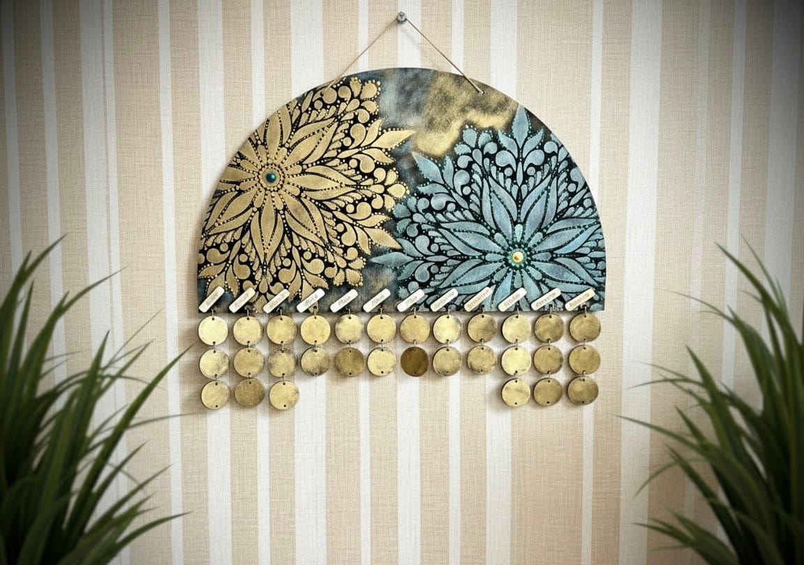 Családi ünnepek falinaptár – mandala