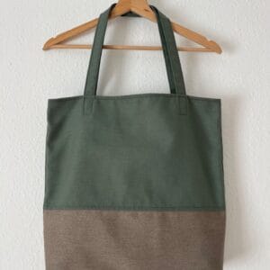 Zöld shopper táska