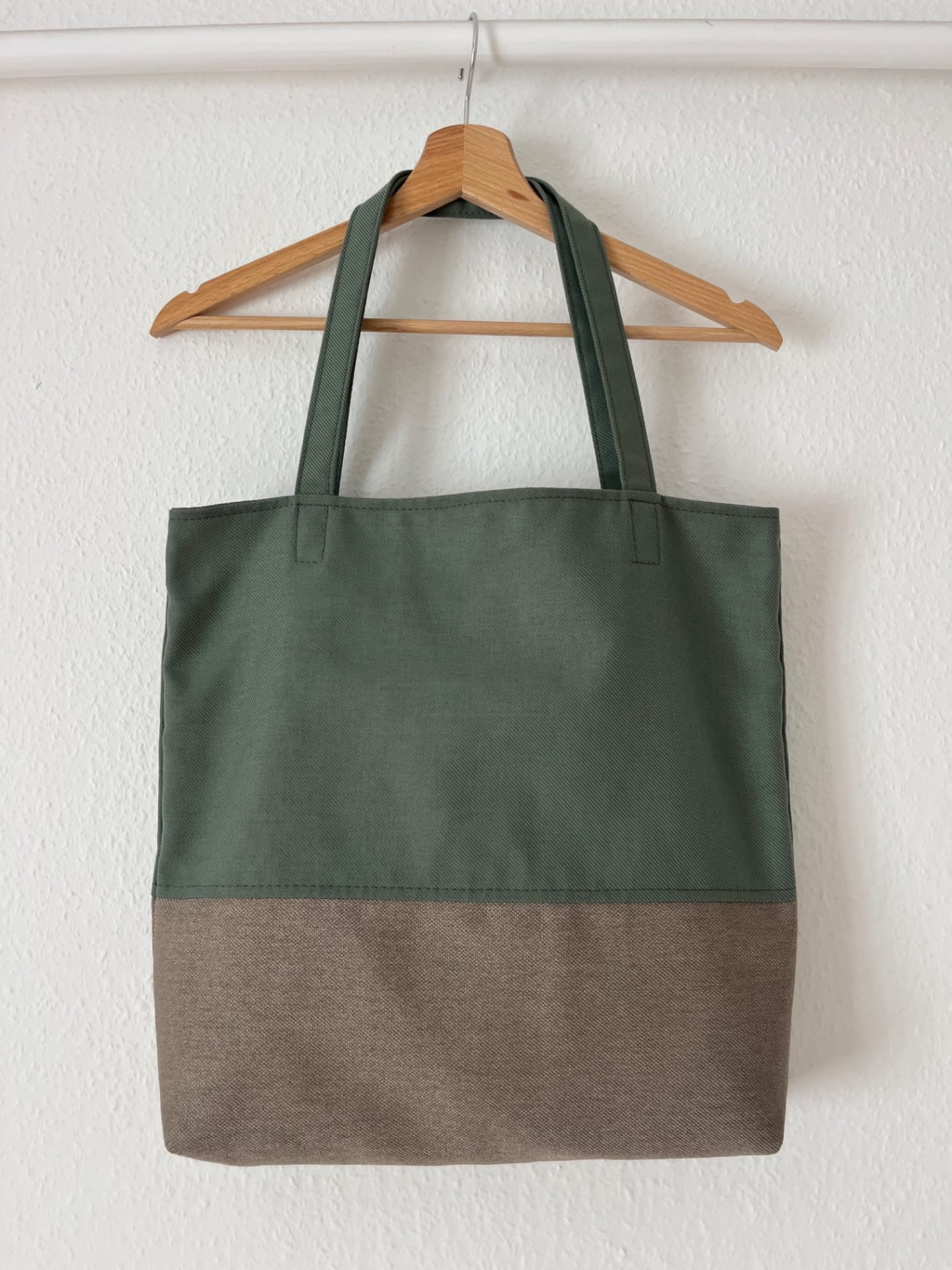 Zöld shopper táska