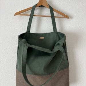 Zöld shopper táska