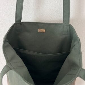 Zöld shopper táska