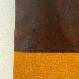 Barna és mustár tote bag