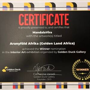 Vászonkép-Aranyföld Afrika