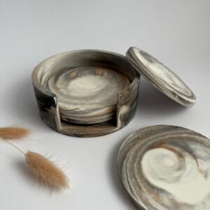 FruMera marble poháralátét és tartó