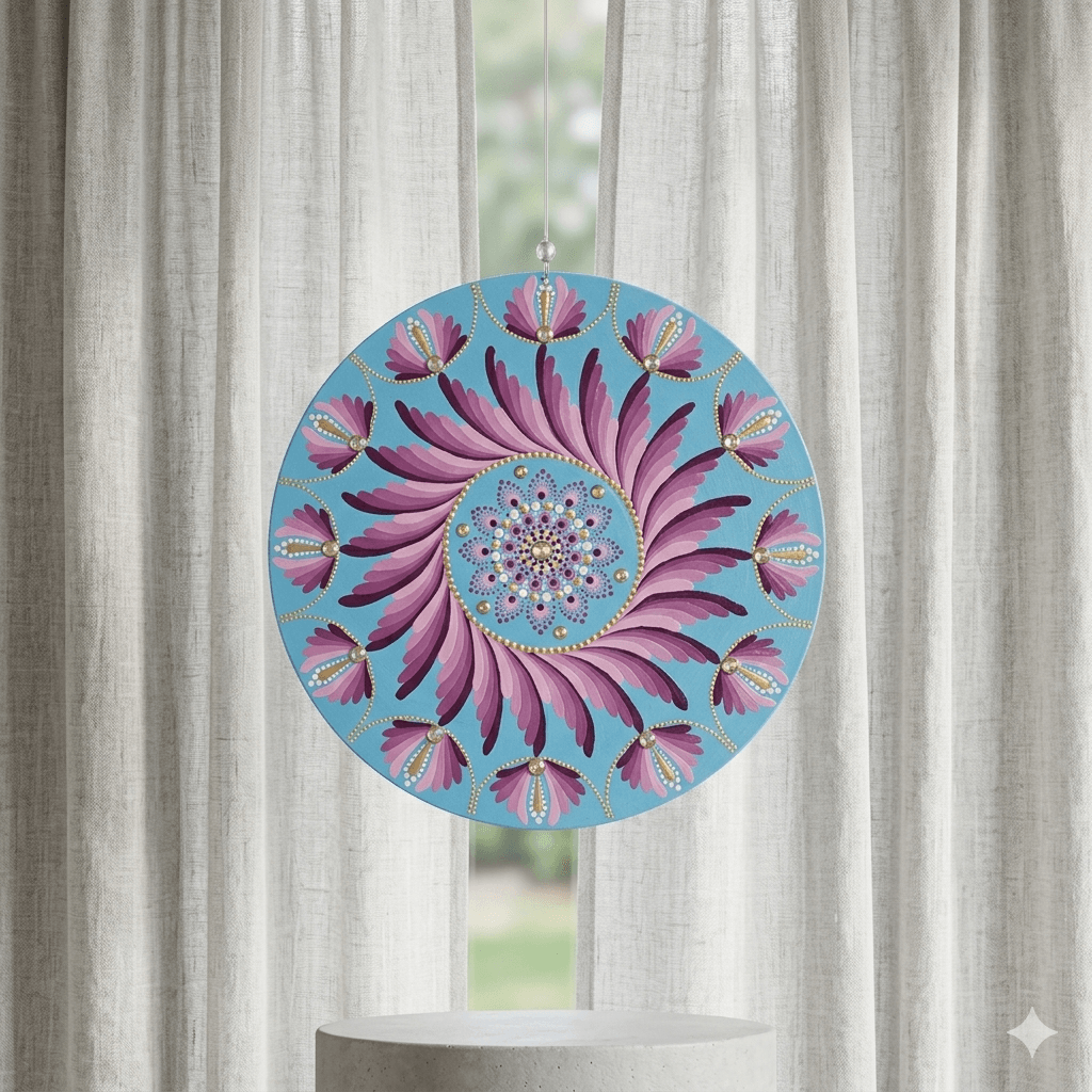 Kék Virág mandala