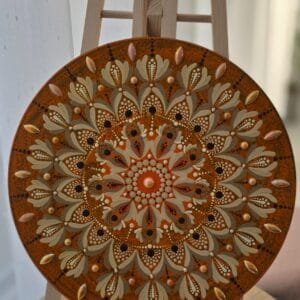 Narancs tűz mandala