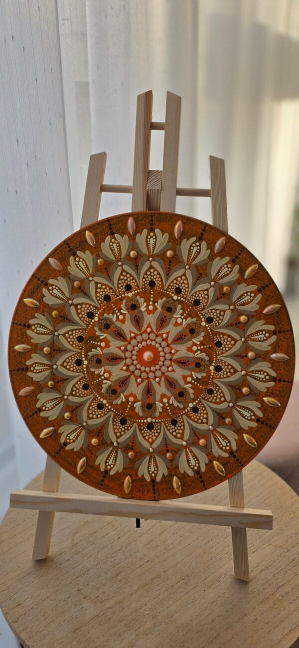 Narancs tűz mandala