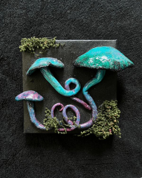 Astral Mycelium – texturált falikép