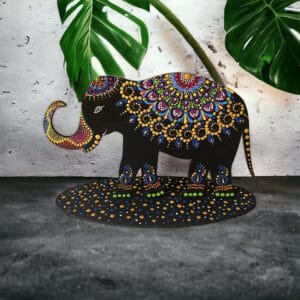Indiai Elefánt Mandala mintával