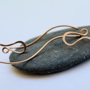 Valódi Bronz fülbevaló – tulipán