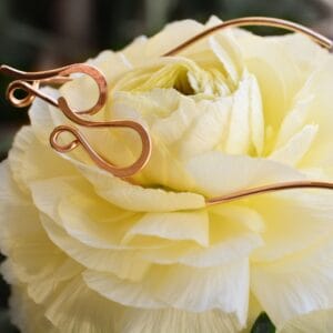 Valódi Bronz fülbevaló – tulipán
