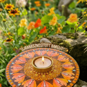 Tűz mandala mécses