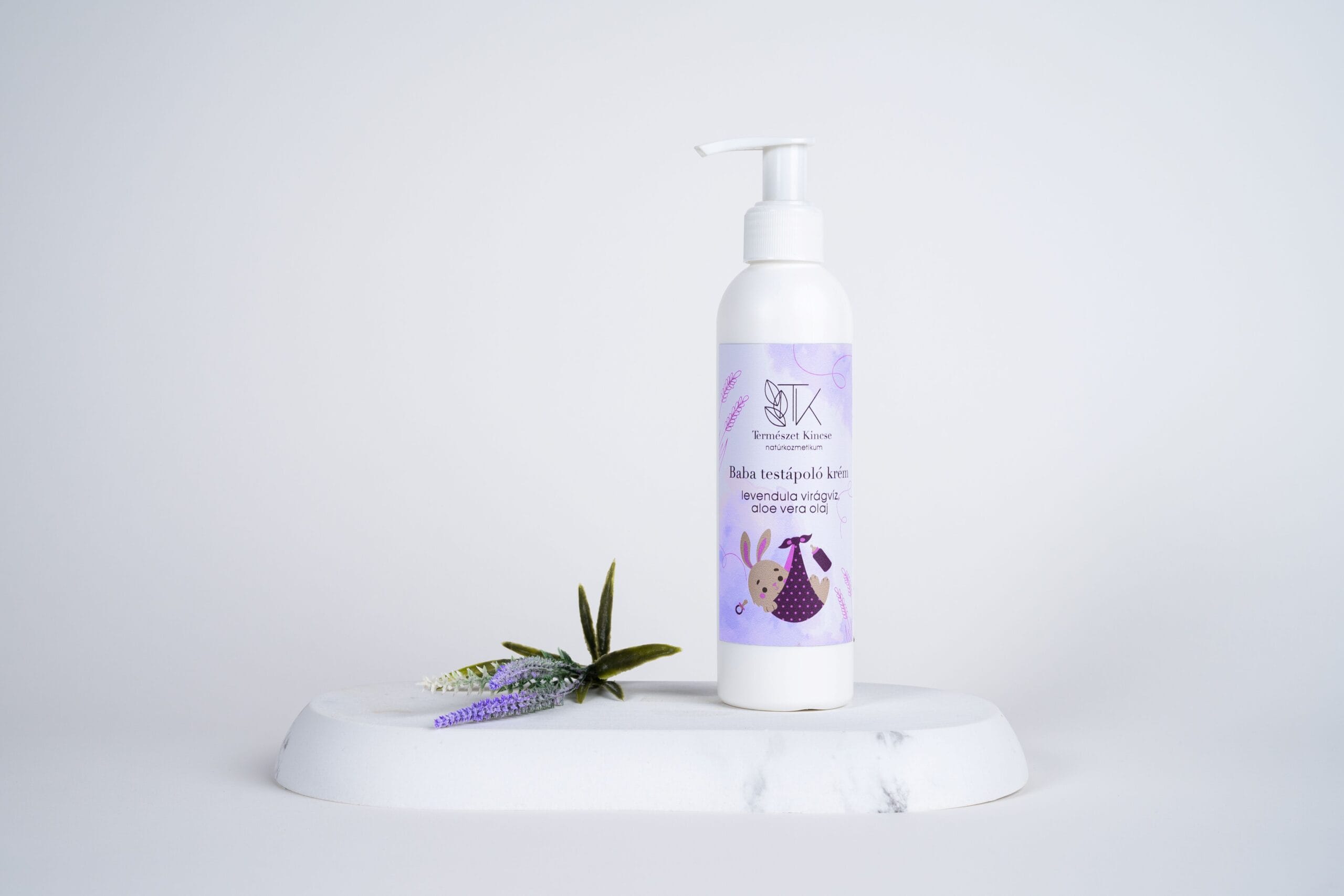 Baba testápoló krém, levendula-aloe vera
