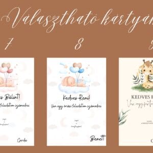 Keresztszülő felkérő szett – Boros pohár