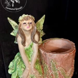 Bájos zöld tündér mini kaspóval