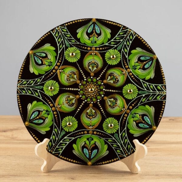 Zöld éjszaka mandala