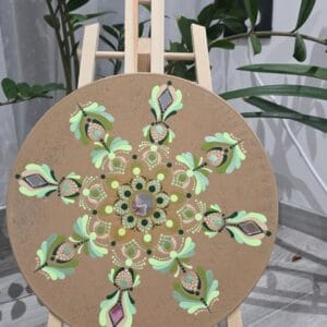Zöld tér mandala