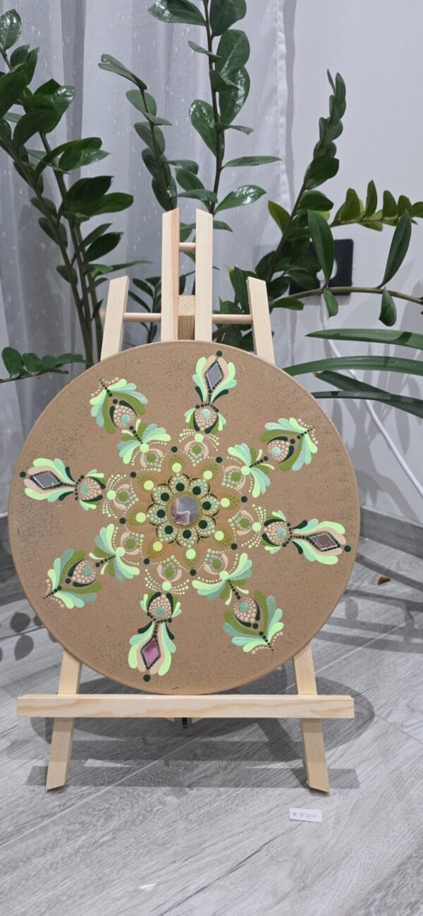 Zöld tér mandala